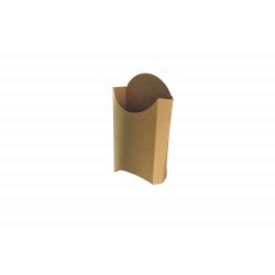 Cornet à frites en carton kraft brun - 1 000 pcs