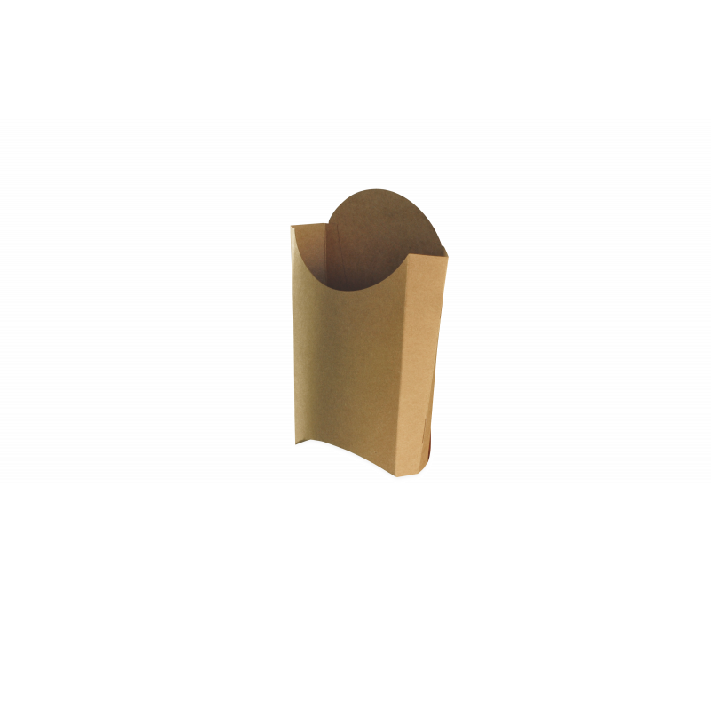 Cornet à frites en carton kraft brun - 1 000 pcs
