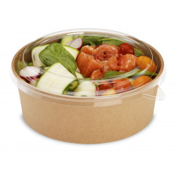 BOLS A SALADE KRAFT + COUVERCLES X25