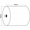 Bobine caisse enregistreuse 80 x 80 x 12 MM - 5 Rouleaux