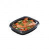 BARQUETTE COOKIPACK FOND NOIR ET COUVERCLE TRANSPARENT