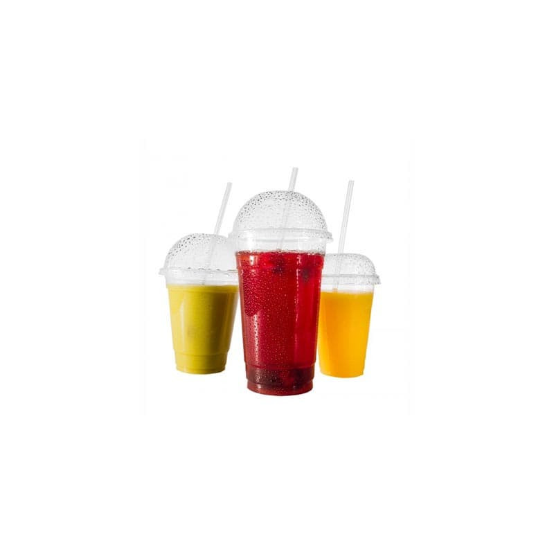 CARTON X1000 GOBELET + COUVERCLE DOME rPET
