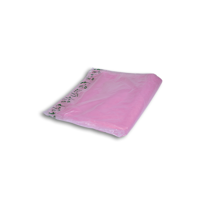 GAZES IMPREGNEES ROSES EN POLYPROPYLENE 16.5/M2 X50