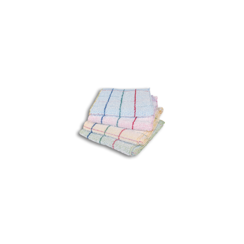LAVETTES BOUCLEES COULEURS 35X35 x2